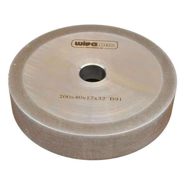 WIVAMAC CBN Grinding Wheel ⌀200 x 40 mm - Axle Hole ⌀32 mm WIVAMAC CBN Grinding Wheel ⌀200 x 40 mm - Axle Hole ⌀32 mm