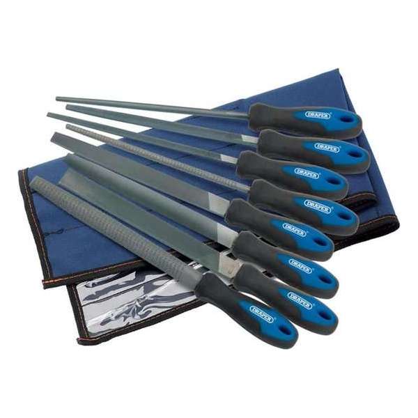 Draper Tools Vijlen en raspen set 8-delig 200 mm 44961 Draper Tools Vijlen en raspen set 8-delig 200 mm 44961
