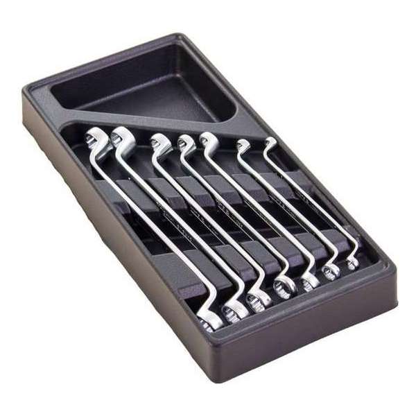 Yato Ringsleutelset - 7-delig - Gereedschapsmodule - 38 x 17 x 4 cm - Chrome vanadium staal Yato Ringsleutelset - 7-delig - Gereedschapsmodule - 38 x 17 x 4 cm - Chrome vanadium staal