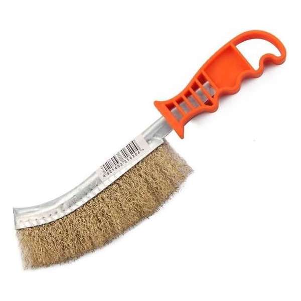 Professionele staalborstel. Set van 2 stuks! Edelmetaal. Messing gecoated. Progrip handvat. Hoogwaardige kwaliteit Professionele staalborstel. Set van 2 stuks! Edelmetaal. Messing gecoated. Progrip handvat. Hoogwaardige kwaliteit