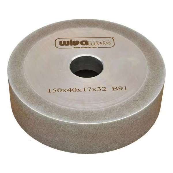 WIVAMAC CBN Grinding Wheel ⌀150 x 40 mm - Axle Hole ⌀32 mm WIVAMAC CBN Grinding Wheel ⌀150 x 40 mm - Axle Hole ⌀32 mm