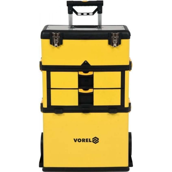 VOREL 3-delige Gereedschapswagen - 57 x 37 x 84,5 VOREL 3-delige Gereedschapswagen - 57 x 37 x 84,5