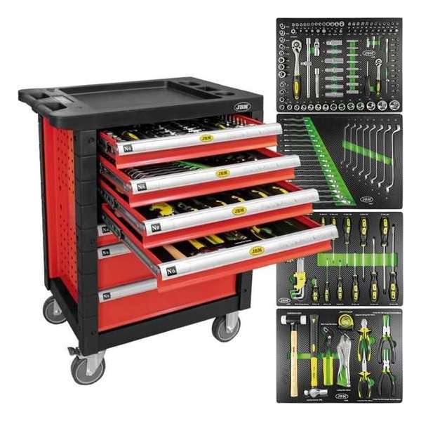 JBM Tools | KAST MET 7 VAKKEN - ROOD JBM Tools | KAST MET 7 VAKKEN - ROOD