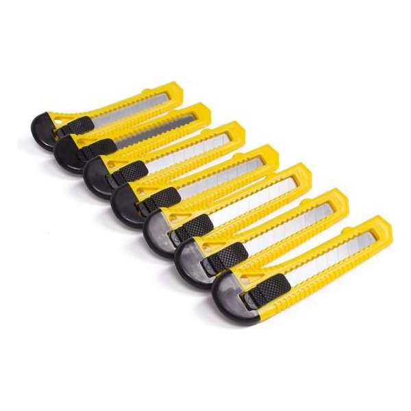 Afbreekmessen - Hobbymessen - Stanley Messen - 7 Stuks Afbreekmessen - Hobbymessen - Stanley Messen - 7 Stuks