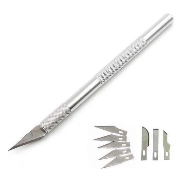 9-Delige Scalpel Messen Set - Hobbymes Met 9 Mesbladen - Scapel Mes 9-Delige Scalpel Messen Set - Hobbymes Met 9 Mesbladen - Scapel Mes
