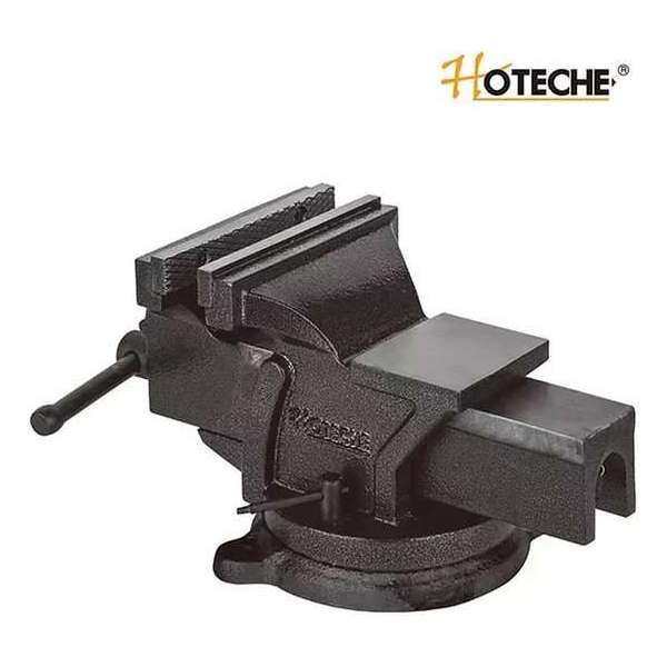 HOTECHE Bankschroef - Draaibare bankschroef - 100 mm - 4 inch - Zwart HOTECHE Bankschroef - Draaibare bankschroef - 100 mm - 4 inch - Zwart