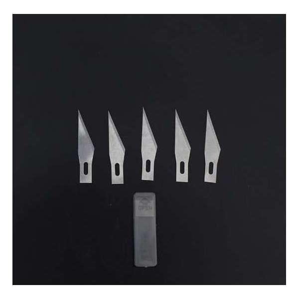 EPIN | Losse Scalpel Mesjes | 5 Stuks | Metaal | Hobby Mesjes | Scalp EPIN | Losse Scalpel Mesjes | 5 Stuks | Metaal | Hobby Mesjes | Scalp