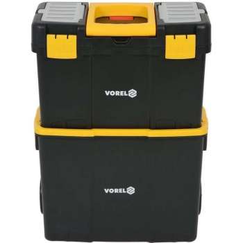 VOREL 2-delige Gereedschapswagen - 46 x 26 x 62,5