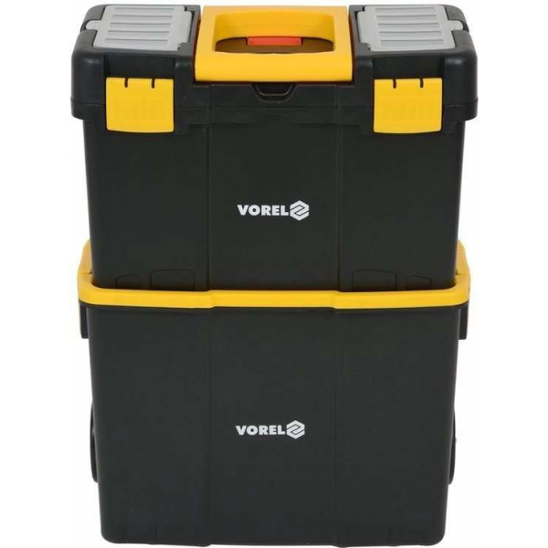 VOREL 2-delige Gereedschapswagen - 46 x 26 x 62,5 VOREL 2-delige Gereedschapswagen - 46 x 26 x 62,5