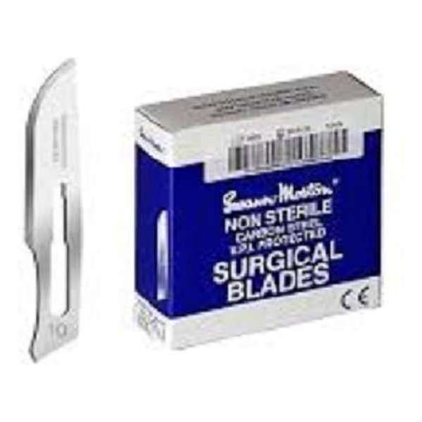 Mesjes Swann Morton - Nr. 10 niet steriel - scalpel / bistouri mesjes Mesjes Swann Morton - Nr. 10 niet steriel - scalpel / bistouri mesjes