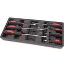 HBM 7 Delige Platte Schroevendraaierset Inlay voor HBM Gereedschapswagen