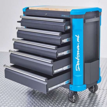 Datona® Verrijdbare gereedschapswagen XL - Premium serie - Mat Zwart