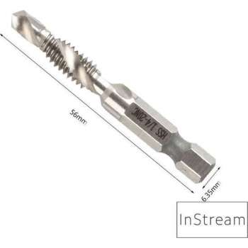 Boortap - Tapboor - Schroefdraad - M6 - Boortool - Boormachine accessoires