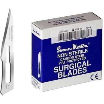 Swann Morton 0103 Scalpelmesje Chirurgie Mesjes - Non Steriel No.11