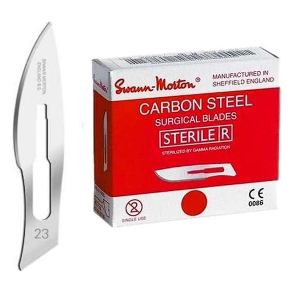 Swann Morton 0210 Scalpelmesje Chirurgie Mesjes - Steriel No.23