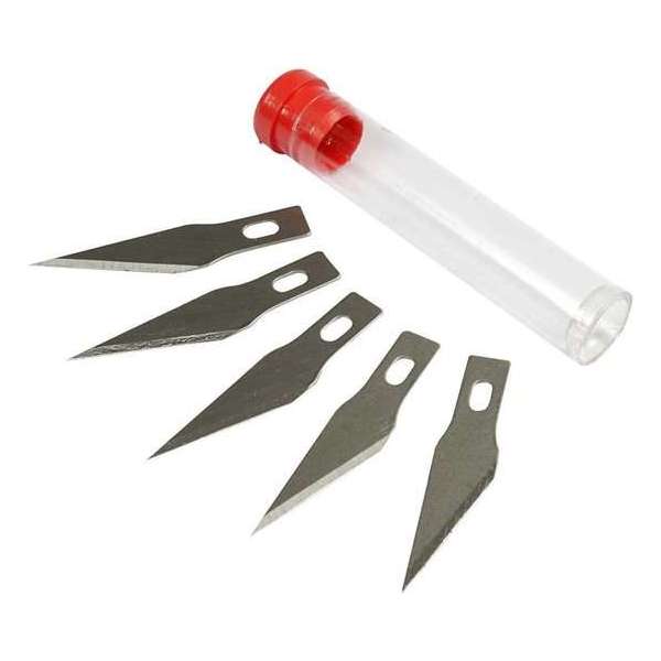 Fiskars Reservemesjes Voor Hobbymes 44 X 7 Mm 5 Stuks Fiskars Reservemesjes Voor Hobbymes 44 X 7 Mm 5 Stuks