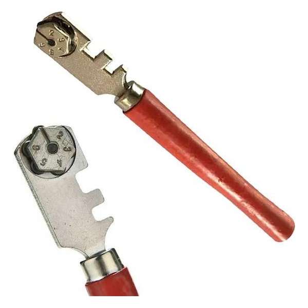 WiseGoods - Professionele Glassnijder - Snijden van Glas / Tegel / Raam - Cutter - Hand Tool - Mes - 130 mm WiseGoods - Professionele Glassnijder - Snijden van Glas / Tegel / Raam - Cutter - Hand Tool - Mes - 130 mm