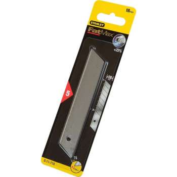 STANLEY FatMax Reserve Afbreekmessen - 18mm - 5 Stuks