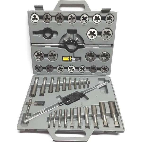 Kaiserhoff Draadsnijset / Tap-Snijset 45 Delig / Metrisch M6 - M24 Kaiserhoff Draadsnijset / Tap-Snijset 45 Delig / Metrisch M6 - M24
