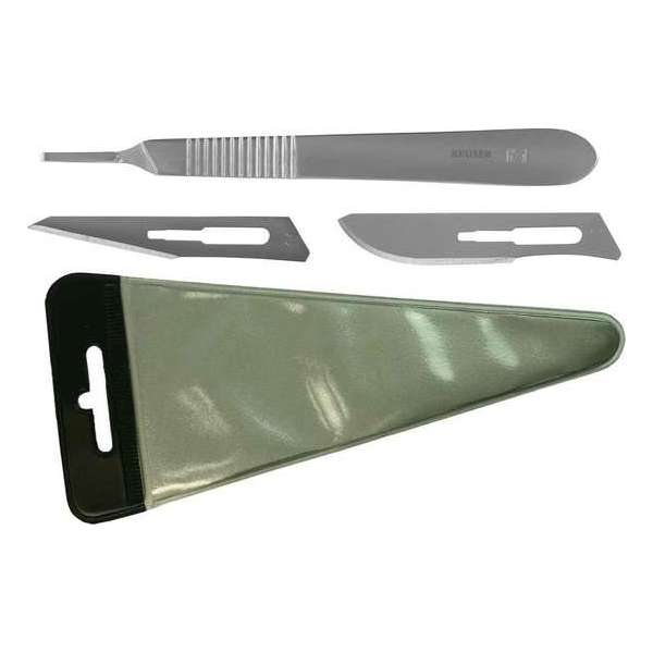 Scalpel mesje Set 3 - Houder SC-3 + 5 mesjes SCM-10 + 5 mesjes SCM-11 in Etui Scalpel mesje Set 3 - Houder SC-3 + 5 mesjes SCM-10 + 5 mesjes SCM-11 in Etui