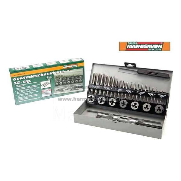 Mannesmann 32 Delige Tap en Snijset 53250/B Mannesmann 32 Delige Tap en Snijset 53250/B