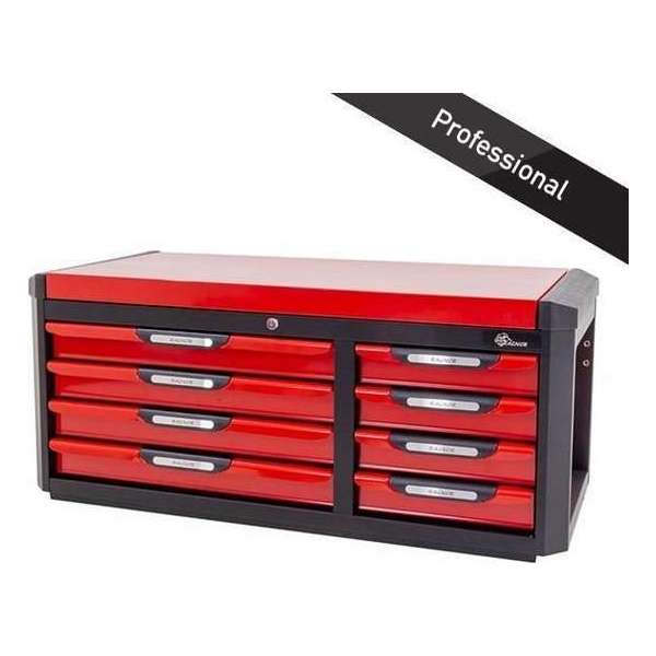 Ragnor Gereedschapskist Gevuld - 122-delig - 8 Lades - Rood, Zwart Ragnor Gereedschapskist Gevuld - 122-delig - 8 Lades - Rood, Zwart