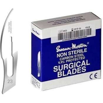 Swann Morton 0110 Scalpelmesje Chirurgie Mesjes - Non Steriel No.23