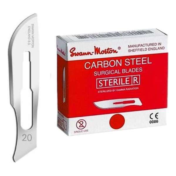 Swann Morton mesjes steriel 20 Swann Morton mesjes steriel 20