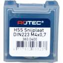 Rotec HSS Ronde snijplaat M4