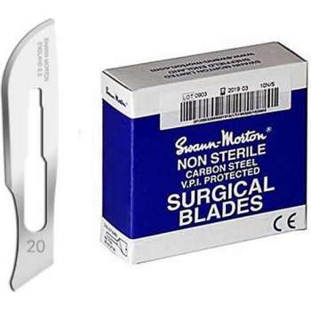 Swann Morton 0106 Scalpelmesje Chirurgie Mesjes - Non Steriel No.20