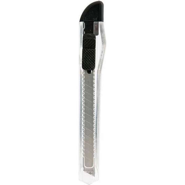 Pakket van 8x stuks breekmesjes 13,5 cm zwart - afbreekmesjes/uitschuifmesjes Pakket van 8x stuks breekmesjes 13,5 cm zwart - afbreekmesjes/uitschuifmesjes