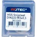Rotec HSS Ronde snijplaat M3