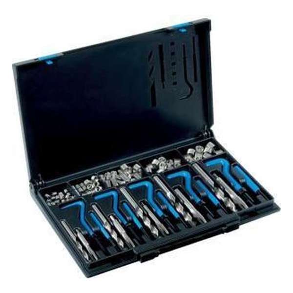 Schroefdraad-reparatie-set M6-M14 In kunststof cassette V-COIL Schroefdraad-reparatie-set M6-M14 In kunststof cassette V-COIL