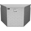 MSW Aluminium gereedschapskist traanplaat - 82 x 48 x 46 cm - 150 L
