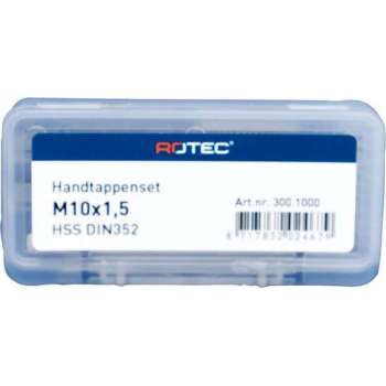 Rotec HSS Handtappenset M10x1,5  3 stuks