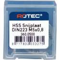 Rotec HSS Ronde snijplaat M5