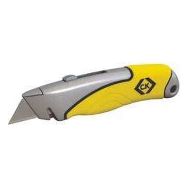 C.K. T09571 Cutter met intrekbaar mesje softhandgreep C.K. T09571 Cutter met intrekbaar mesje softhandgreep