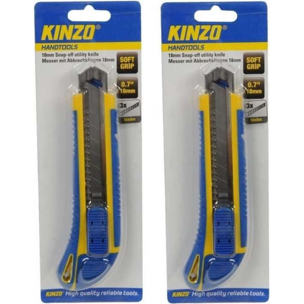 2x stuks hobby snij mesjes 18 mm - breekmesjes 2x stuks hobby snij mesjes 18 mm - breekmesjes