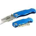 Snijmes inklapbaar + 10 reserve mesjes 90mm draagclip