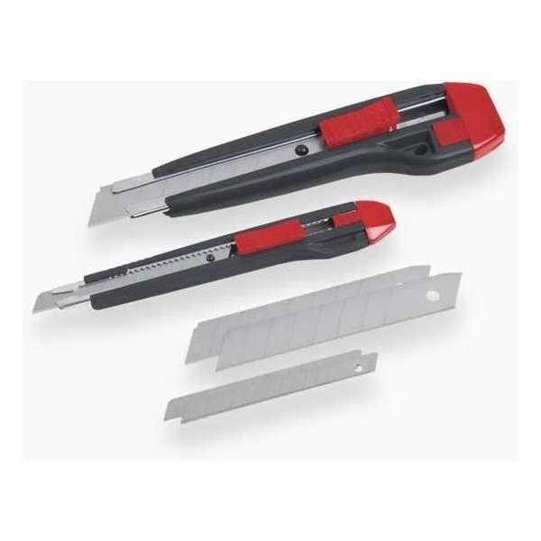 MEISTER Set van messen + messen 9-18mm 8 stuks MEISTER Set van messen + messen 9-18mm 8 stuks