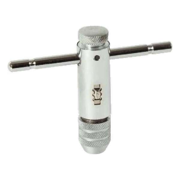 TIP tapkruk, le 100mm, ratel li/re, bekken gehard staal, v/tap M5-12 TIP tapkruk, le 100mm, ratel li/re, bekken gehard staal, v/tap M5-12