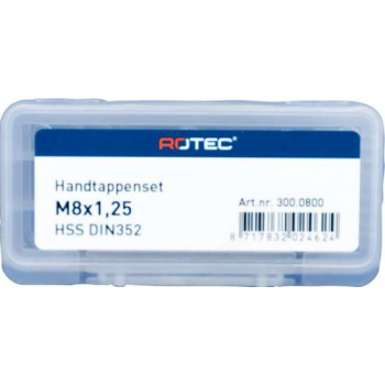 Rotec HSS Handtappenset M8x1,25  3 stuks