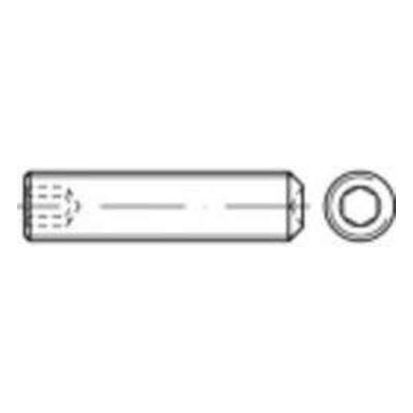 TOOLCRAFT 1062931 Draadpen M4 3 mm RVS A1, A2 50 stuk(s)