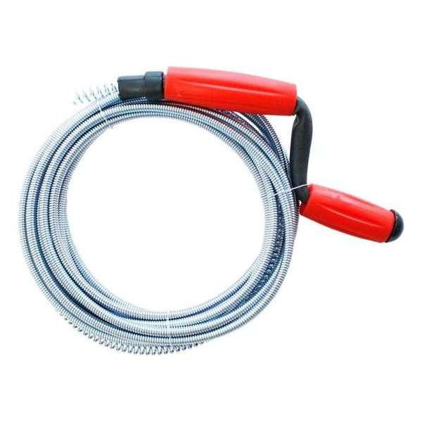 TETRA Ontstoppingsveer 5 M - Ø 6mm - Reinigingsveer - Afvoerontstopper - Gootsteenontstopper TETRA Ontstoppingsveer 5 M - Ø 6mm - Reinigingsveer - Afvoerontstopper - Gootsteenontstopper