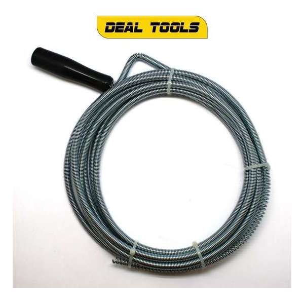 Deal Tools Heavy Duty Gootsteen Ontstoppingsveer 8mm | 10 Meter Deal Tools Heavy Duty Gootsteen Ontstoppingsveer 8mm | 10 Meter