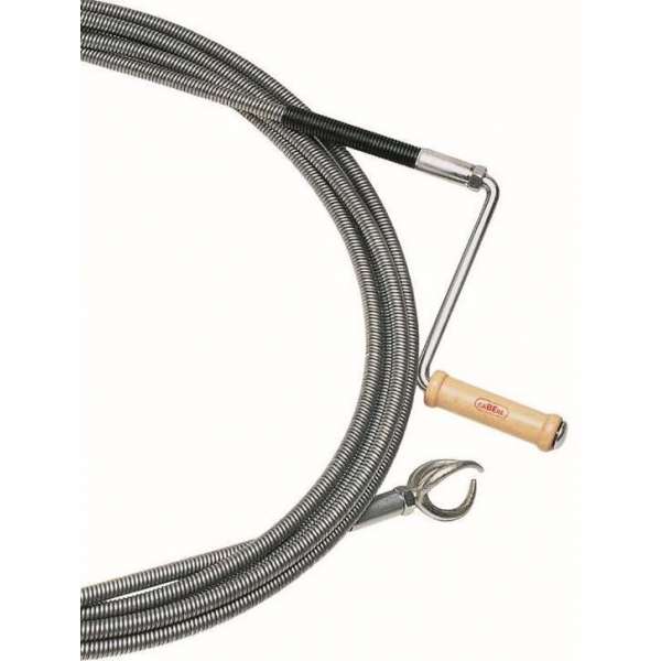 Cabere Professionele Gelaagde Ontstoppingsveer - 12mm/10m - Met Klauw Cabere Professionele Gelaagde Ontstoppingsveer - 12mm/10m - Met Klauw