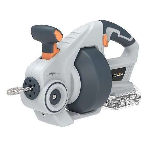 BATAVIA Accu Afvoerontstopper - 18V | Excl. Accu en Lader | MaxxPack Accuplatform BATAVIA Accu Afvoerontstopper - 18V | Excl. Accu en Lader | MaxxPack Accuplatform