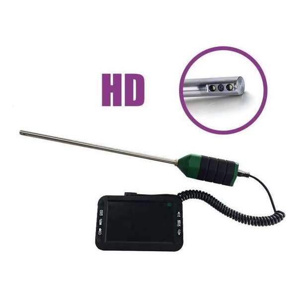 Waldtech v2A HD Spouwmuur endoscoop camera - Starre endoscoop - 9mm - HD zij-camera 90° - 5" display Waldtech v2A HD Spouwmuur endoscoop camera - Starre endoscoop - 9mm - HD zij-camera 90° - 5" display