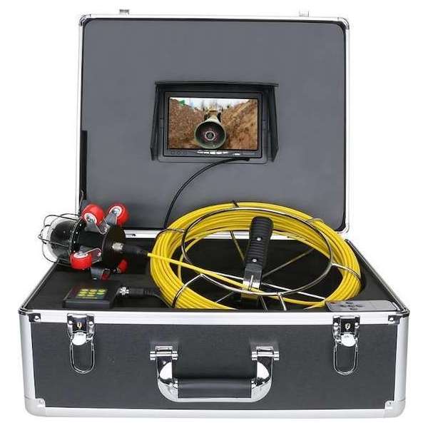 Inspectiecamera in luxe koffer met monitor - 360 gr. bestuurbaar - 30 meter kabel - ic3980 Inspectiecamera in luxe koffer met monitor - 360 gr. bestuurbaar - 30 meter kabel - ic3980