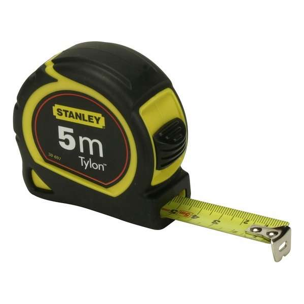 STANLEY 0-30-697 Rolbandmaat Tylon - lengte 5m - breedte 19 mm STANLEY 0-30-697 Rolbandmaat Tylon - lengte 5m - breedte 19 mm